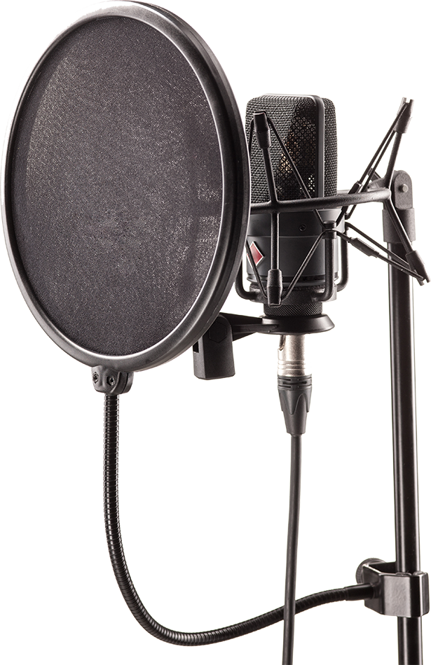 microphone in broadcasting station PMRE9YF